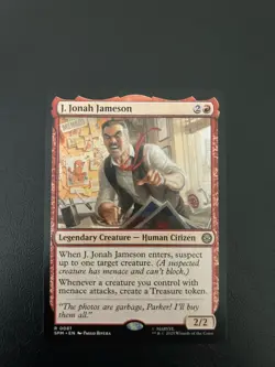 J. Jonah Jameson - Mtg: Marvel's Spider-Man Regular Rare 81 - Image 1
