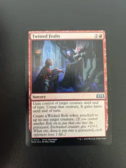 Twisted Fealty - (Foil) Mtg: Wilds of Eldraine Uncommon 154 - Image 1