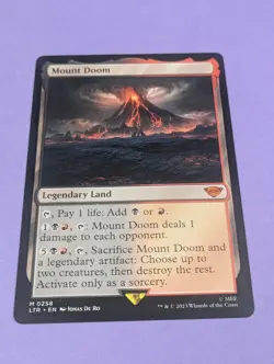 MTG: The Lord of the Rings: Tales of Middle-earth: Mount Doom #0258 Mythic - NM - Image 1