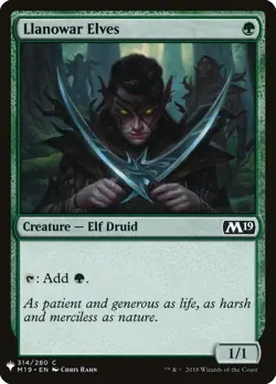 1 x Llanowar Elves - Mystery Booster / The List - NM-Mint - MTG - Image 1