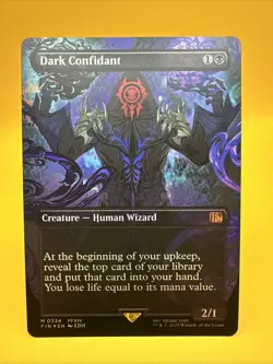 x1 Dark Confidant | Final Fantasy (334) | Borderless | Foil | NM | Magic MTG - Image 1