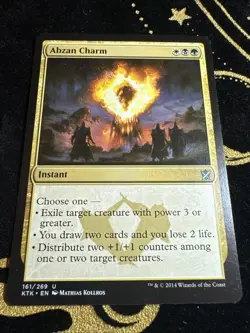 Magic the Gathering MTG Abzan Charm (161) Khans of Tarkir - Image 1
