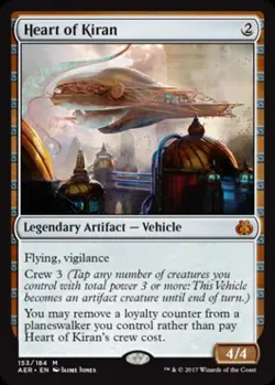 Heart of Kiran - Light Play MTG Aether Revolt - Image 1