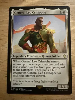 General Leo Cristophe Commander: Final Fantasy MTG Magic The Gathering - Image 1