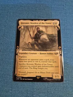 MTG LOTR Boromir Warden of the Tower #455 SPECIAL EDITION SCROLL Lord of Rings - Image 1