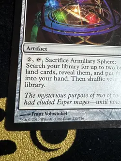 Magic the Gathering MTG Armillary Sphere (235) Commander 2013 LP - Image 2
