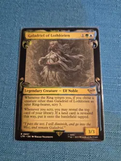 MTG LOTR Galadriel of Lothlorien #657 SPECIAL EDITION SCROLL Lord of the Rings - Image 1