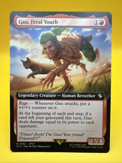 x1 Gau, Feral Youth | Final Fantasy (FIC 152) | Extended Art | NM | Magic MTG - Image 1