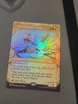 MTG Glarb, Calamity's Augur, Showcase Foil Mythic Card Bloomburrow #331 - Image 2