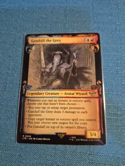MTG LOTR Gandalf the Grey #658 SPECIAL EDITION SCROLL Lord of the Rings Magic - Image 1