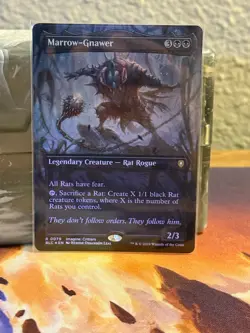MTG Marrow-Gnawer BORDERLESS FOIL Commander Bloomburrow 0079 NM - Image 1