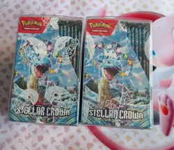 LOTx2 Pokemon TCG Stellar Crown Booster Box Factory Sealed English S&V - Image 3