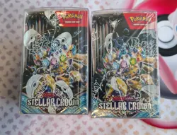LOTx2 Pokemon TCG Stellar Crown Booster Box Factory Sealed English S&V - Image 4