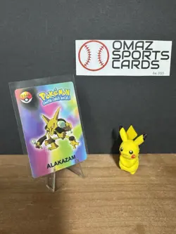 Flareon & Alakazam - 2000's Prism Pokemon Vending Sticker - NM - Image 2