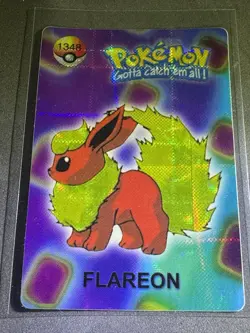 Flareon & Alakazam - 2000's Prism Pokemon Vending Sticker - NM - Image 3