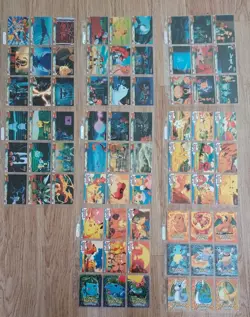 Topps 1999 Pokemon The Movie Animation Edition 1st Printing 72 Complete Set - Image 1