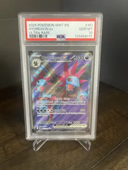 Pokemon TCG White Flare Hydration EX Ultra Rare #161 PSA 10 - Image 1