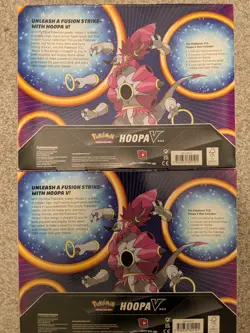 Hoopa V Box Pokemon TCG - Brand New Factory Sealed Lot of 2 - Image 2