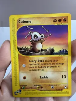Pokemon Cubone Aquapolis 72/147 Common Non Holo - Image 2