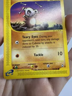 Pokemon Cubone Aquapolis 72/147 Common Non Holo - Image 4