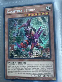 Kashtira Fenrir Prismatic Secret Rare MP23-EN163 1st Edition M/NM Yugioh - Image 1