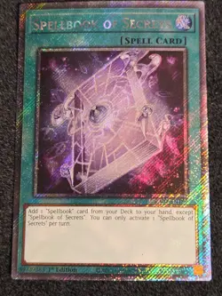 Spellbook of Secrets Platinum Secret Rare RA04-EN189 1st Ed NM Yugioh - Image 1