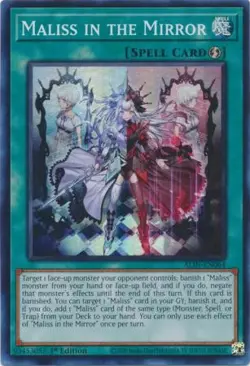 Yugioh! Maliss in the Mirror - ALIN-EN064 - Super Rare - 1st Edition Near Mint, - Image 1