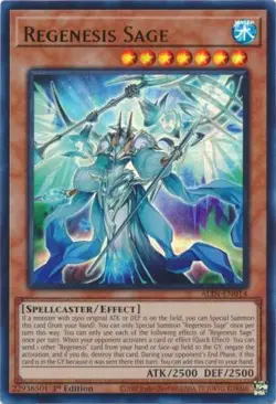 Yugioh! Regenesis Sage - ALIN-EN014 - Ultra Rare - 1st Edition Near Mint, Englis - Image 1