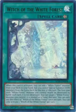 Yugioh! Witch of the White Forest - ALIN-EN058 - Ultra Rare - 1st Edition Near M - Image 1