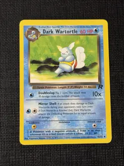 Dark Wartortle 46/82 Unlimited Non-Holo Uncommon Team Rocket Pokemon Card - Image 1