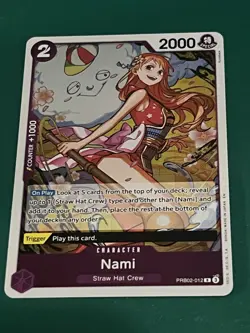 Nami PRB-02 PRB02-012 Foil Rare The Best Vol 2 One Piece Near Mint Card TCG NM - Image 1