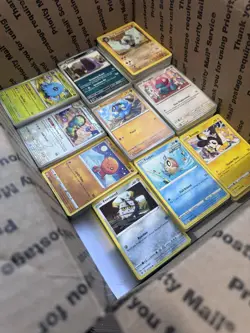 🔥 17lbs 4200+ UNSEARCHED Pokemon Bulk Lot! Some Holos & Vintage Cards LP/NM ✨ - Image 5