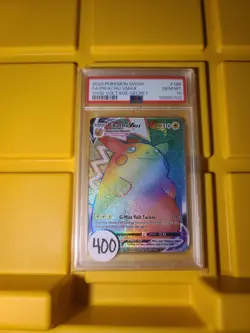 Pokemon Pikachu TCG VMAX Vivid Voltage Holo Card 188/185 Secret Rare PSA 10 - Image 1
