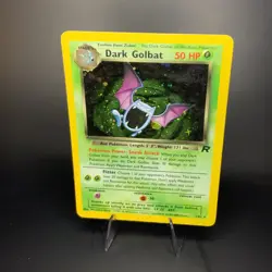 Dark Golbat Holo 7/82 Team Rocket Unlimited NM-LP Vintage Pokemon Card - Image 1