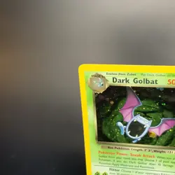 Dark Golbat Holo 7/82 Team Rocket Unlimited NM-LP Vintage Pokemon Card - Image 2