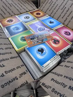 🔥17lbs+ 4300+ Pokemon Energy ONLY Cards Bulk Lot‼Some Sealed! Most LP/NM! - Image 1