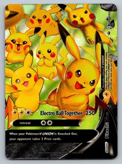 Pokemon Pikachu V-Union - SWSH142 SWSH: Sword & Shield Promo Cards Holo card - Image 1