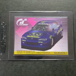 IMPREZA RALLY Edition SUBARU Gran Turismo Super Car TCG Card Game Collection - Image 3