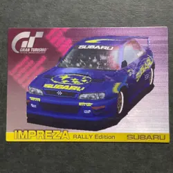 IMPREZA RALLY Edition SUBARU Gran Turismo Super Car TCG Card Game Collection - Image 4