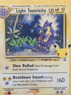 Light Toxtricity SWSH137 SWSH: Sword & Shield Promo Cards Holo - Image 2