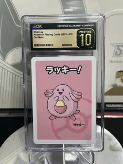 Chansey Pokemon Playing Cards 2019 Japanese Old Maid Babanuki CGC PRISTINE 10 - Image 1