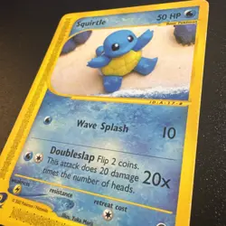 Pokemon Squirtle TCG Expedition Base Set Card 131/165 Regular Common - Image 3