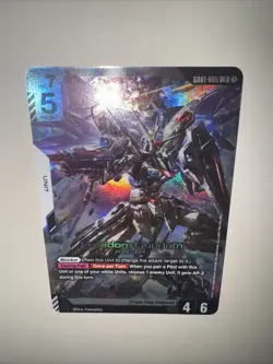 Freedom Gundam - GD01-065 LR GUNDAM TCG CARD GAME FOIL ENGLISH NEWTYPE RISING - Image 5
