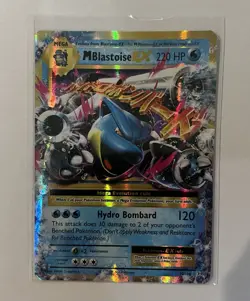 M Blastoise EX XY Evolutions 22/108 Full Art Ultra Rare Pokemon Card Mega - Image 1