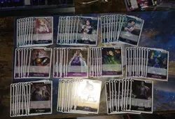 One Piece TCG OP-06 Rare Lot Of 212 Cards All Nm - Image 4