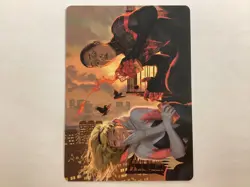 MTG Marvel's Spider-Man Heroes' Hangout Art Card Gold-Stamped NM (9449) - Image 1