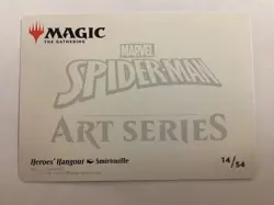 MTG Marvel's Spider-Man Heroes' Hangout Art Card Gold-Stamped NM (9449) - Image 2