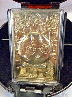 Pokemon Poliwhirl & Jigglypuff 23K Gold Plated Cards Lot 1999 Burger King - Image 4