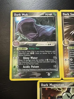 Vintage Pokemon Team Rocket Returns Dark 5 Card Set 2004 Near Mint - Image 2