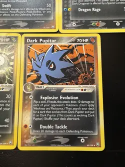 Vintage Pokemon Team Rocket Returns Dark 5 Card Set 2004 Near Mint - Image 5